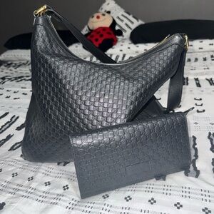 Gucci bag and wallet